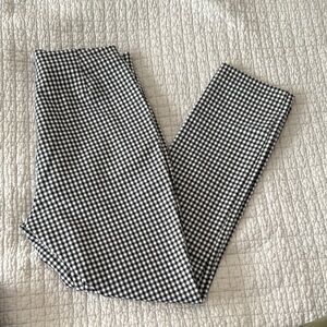 Rag & Bone Black and White Checkered Pants